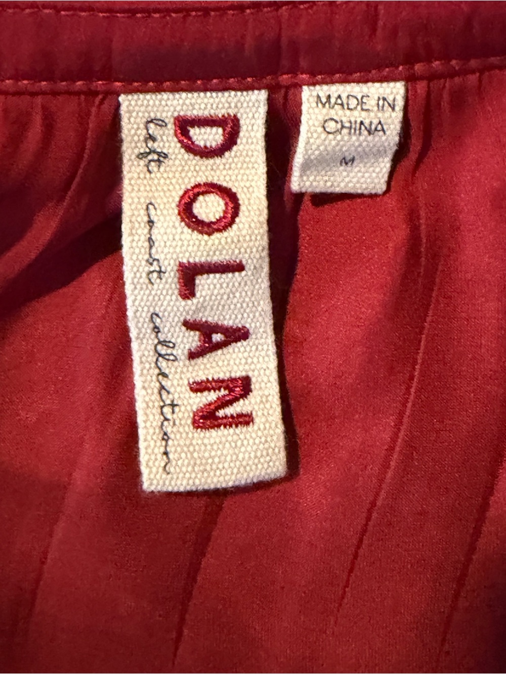 Anthropologie Dolan Left Coast Red Satin-SZ M-Pleated Balloon Sleeve Blouse - Picture 10 of 12